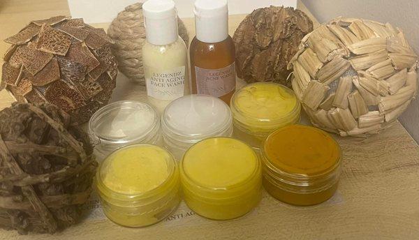 Diverse all natural skin care products to meet all your skin care needs.