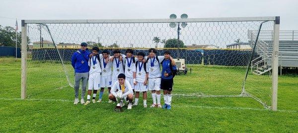 OLG has been consecutive champions of the San Sebastian soccer cup for 3 years 2022, 2023, and 2024