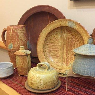 Pottery by Jo Severson.