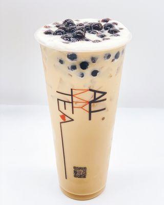 House milk tea with boba