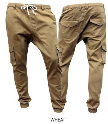 Cool khaki joggers.