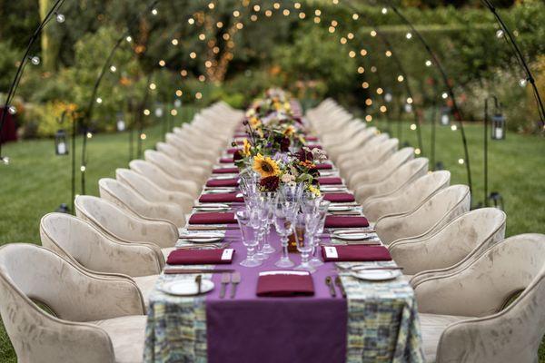 Light Tunnel Tablescape