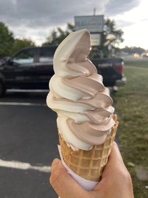 Twist in a waffle cone