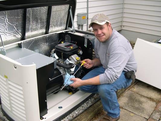 Final Check after start-up of generator