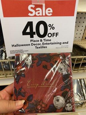 Halloween time! Creep it real paper napkins