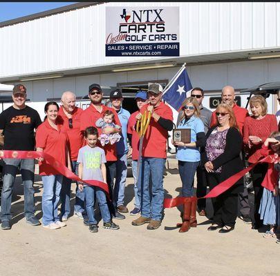 NTX Carts Azle, TX
 2019 Ribbon Cutting: Azle Chamber of Commerce