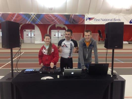 Djing at the Edinboro Jiujitsu tournament!