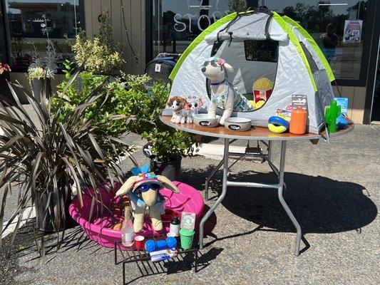 91 degrees in Palo Cedro today.  All products shown are available in our store. The plants are next door at Luna's Garden.