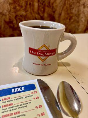 Old school diner coffee mug