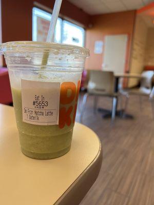 Frozen Matcha Latte