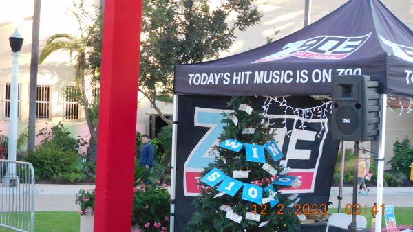 Z90.3 when I saw the booth it was the best and the customer service, I saw great work by the Z90.3 radio group