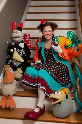 Silly Sally with puppets