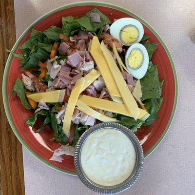 Cobb Salad, hold the onions and green peppers