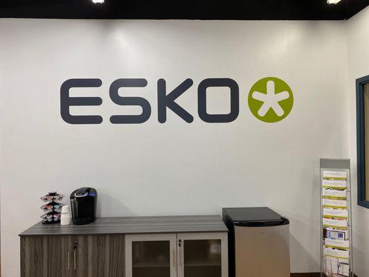 ESKO vinyl sign