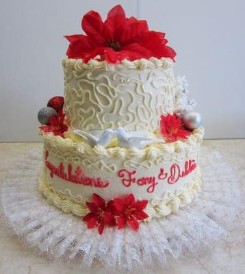 Two Tier Wedding CAke