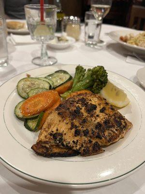 Blackened salmon