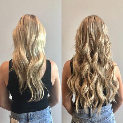 Before & After Hair Extensions