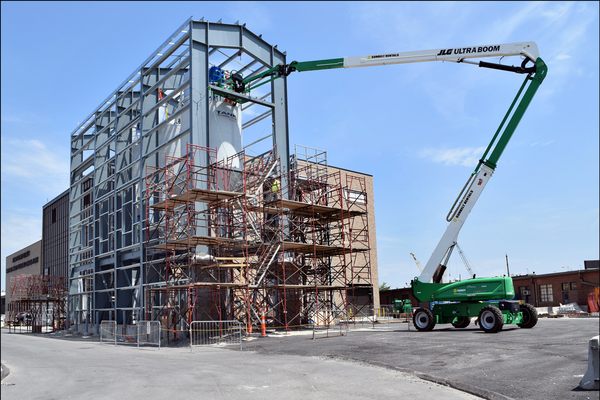 Constructing the Dry Ash Handling facility at the Metropolitan District in Hartford, CT.