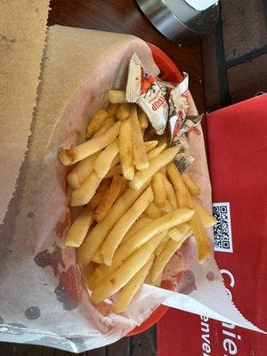 Fries for $4. Decent