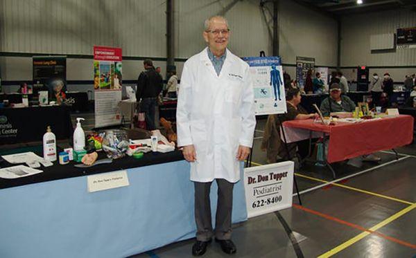 Prior to COVID-19, in 2020 Dr Tupper participated in the Health, Safety and Wellness Expo at Kid's America