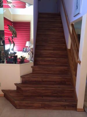 Laminate stairwell