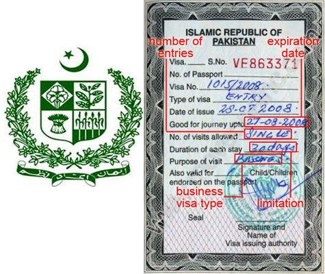 PAKISTAN VISA