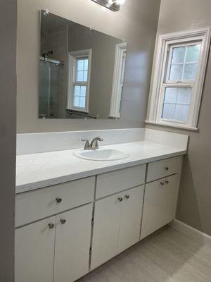 Bathroom, new vanity