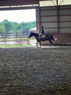 Huge indoor and outdoor arena