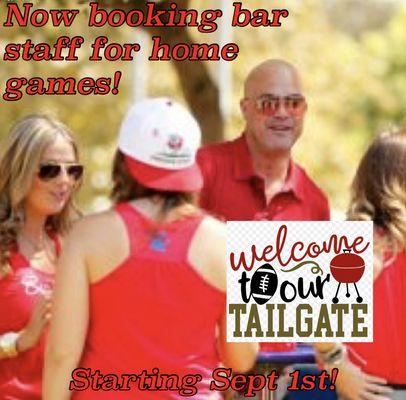 Need Bar service for your tailgate home games?