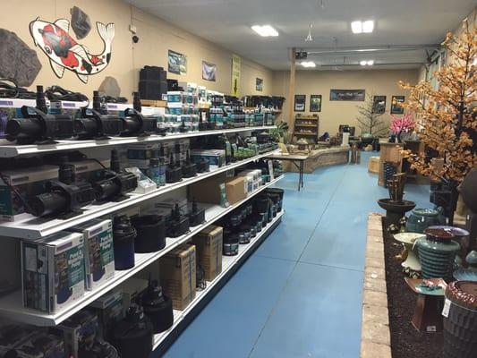 Full supply of pumps, treatments, filters, and more.