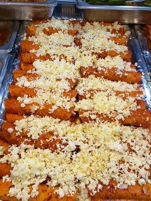 Chicken or cheese Enchiladas