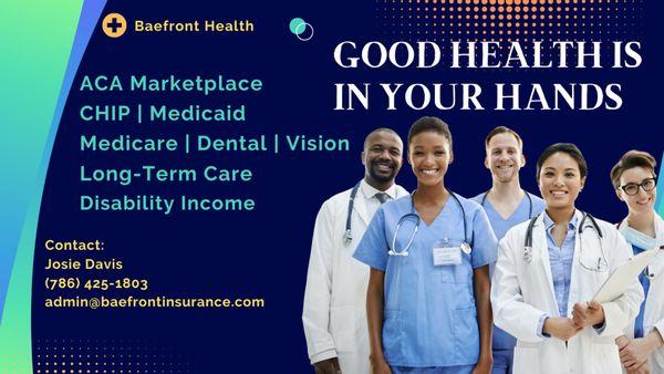 Get Health care Coverage for you and your family. www.baefrontinsurance.com