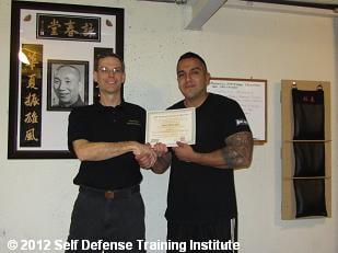 Certification Course graduate, for his fitness and self defense business.