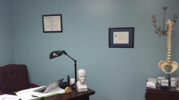 Doctor's office at Tampa Spine & Wellness