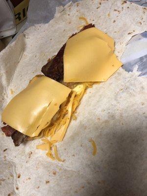 I got my burrito solid cold and the cheese wasn't even melted!