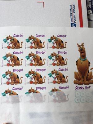 Scooby Doo, where are you? Forever stamps!