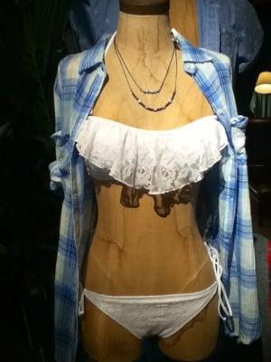 Female mannequin in bikini