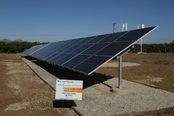 16 kW Ground mount system in Bryon, CA