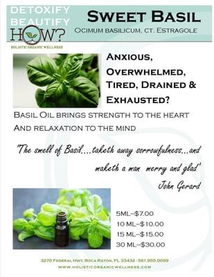 Fun Facts about Basil Essential Oil