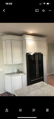 Refinishing kitchen cabinets