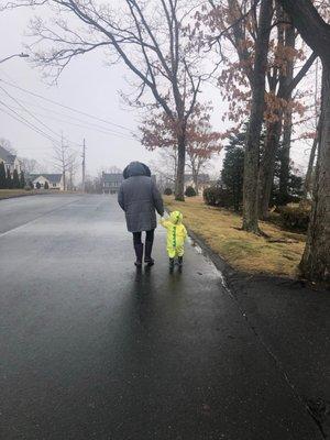 Rainy day walks