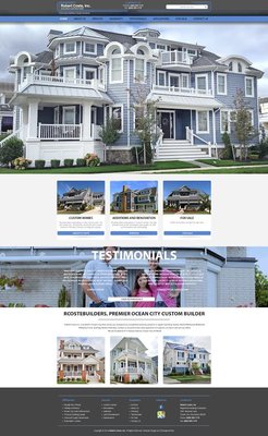 Website design for Rcostebuilders