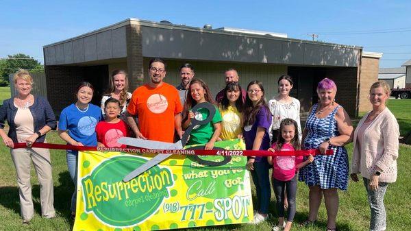 Ribbon cutting in Owasso.  So excited to be part of this wonderful community.