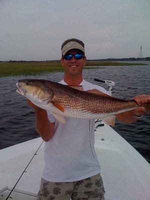 Redfish on light tackle provide a great battle