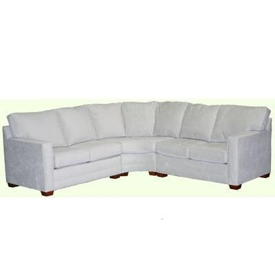 Curved corner provides needed seating in this deeper, plush track arm sectional. Choose from many style options!