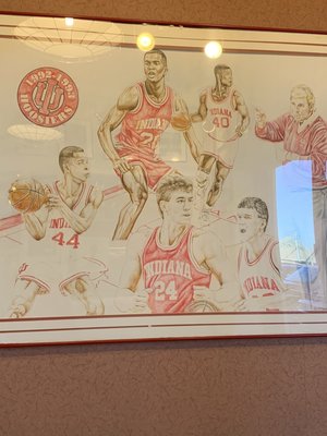 Beautiful sketch of IU players