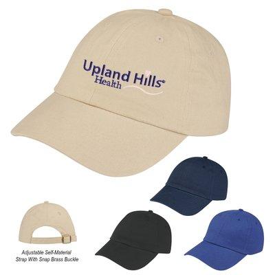 Brushed Cotton Twill Cap
 Embroidered with Your Logo
 CPN-11870437 
 Info@SelectivePremiums.com 718-779-4666