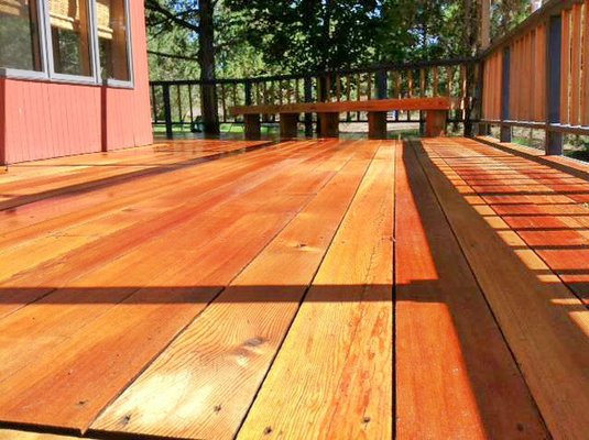 Deck staining, deck refinishing bend oregon