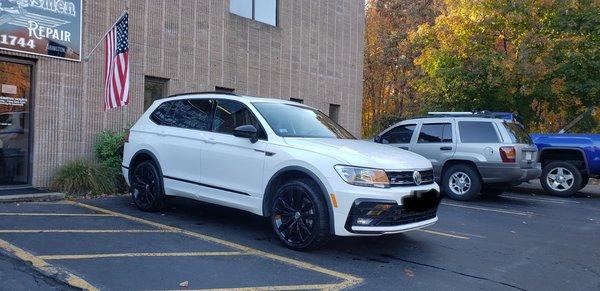 After the work was done they also detailed my car for me.