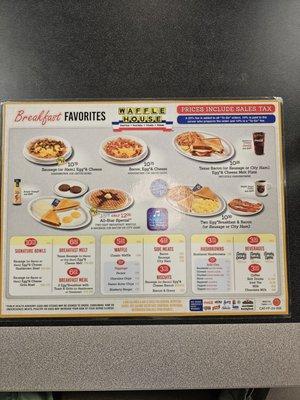 Breakfast  Menu